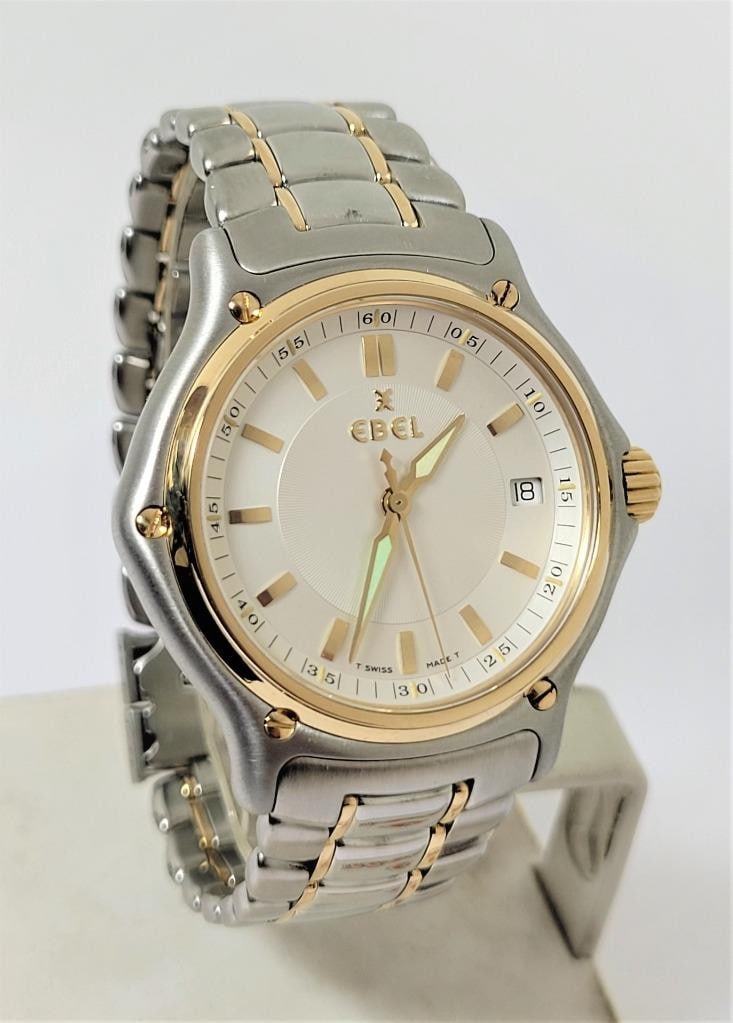 Mens 18k & S/Steel EBEL 1911 Watch Ref. E1187241* EXLNT - 4