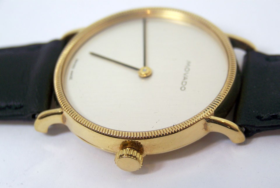 Vintage Goldplated MOVADO by ZENITH Unisex 17J Winding Watch* EXLNT* SERVICED - 9
