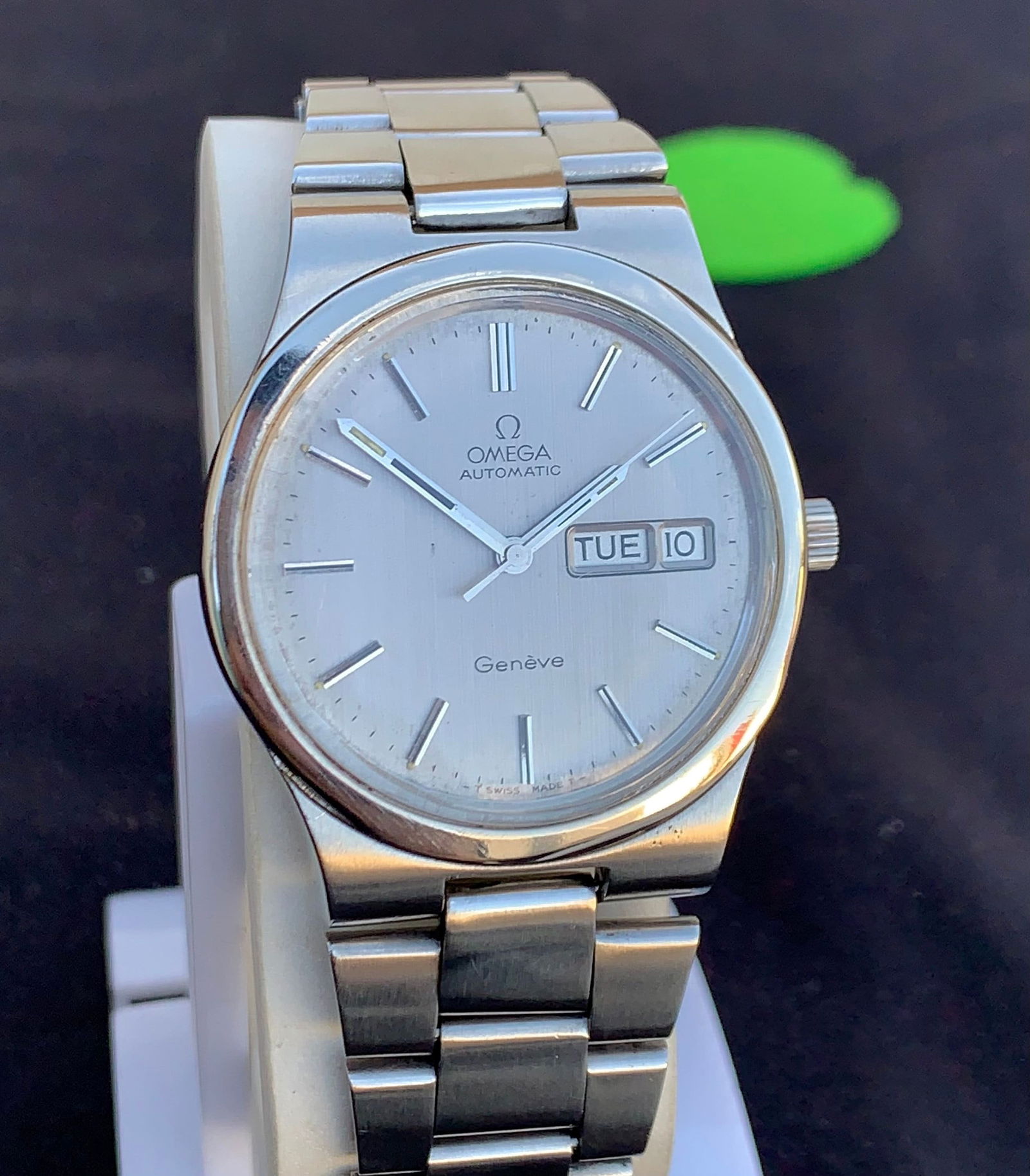 Vintage Omega Geneve, Automatic English made Dennison Stainless case - 3