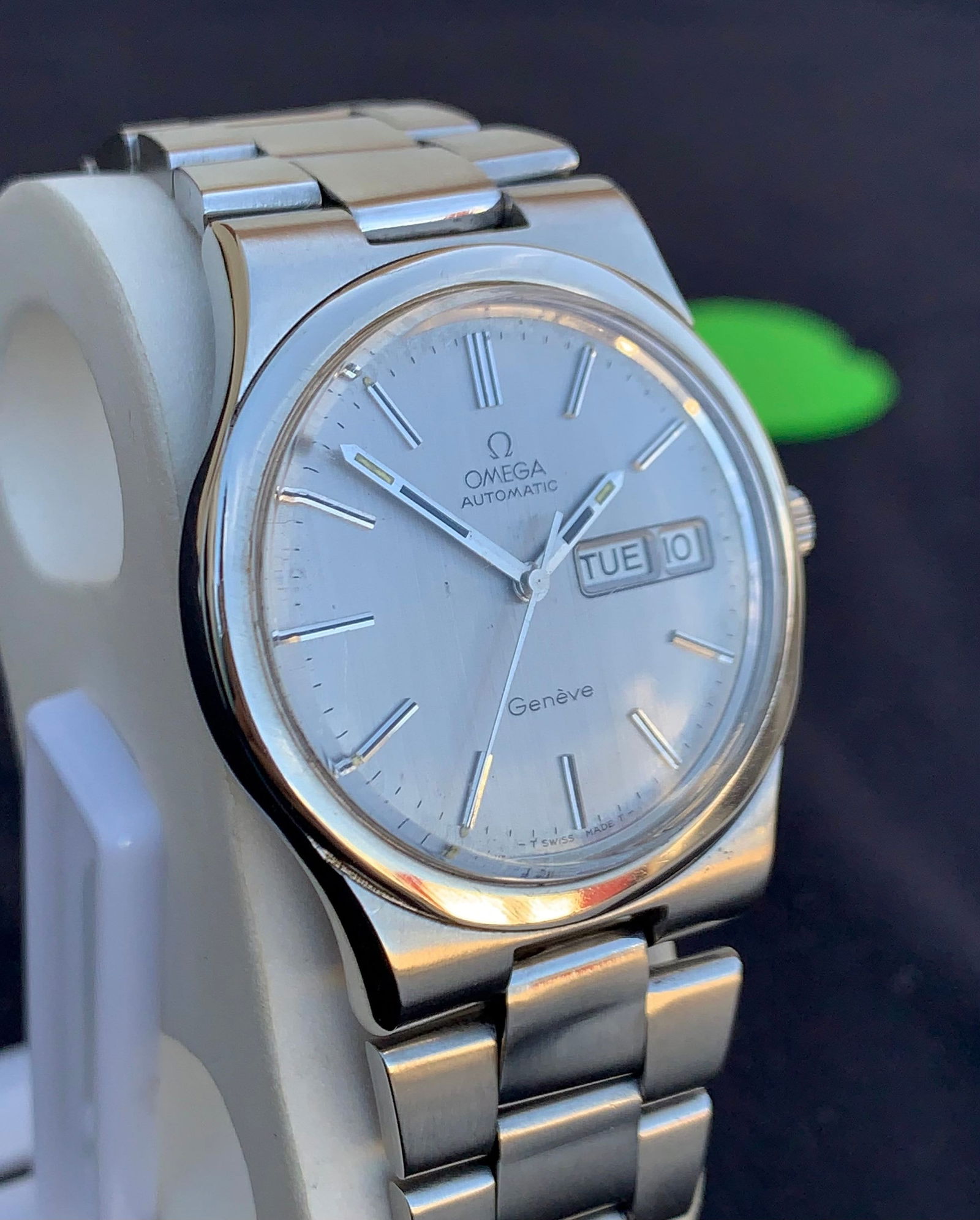 Vintage Omega Geneve, Automatic English made Dennison Stainless case - 4