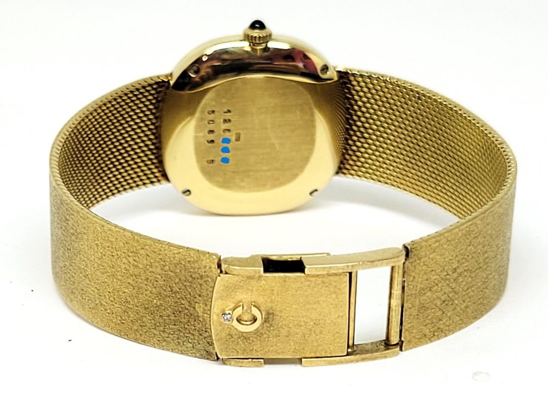 Vintage Ladies Solid 18k CHOPARD Winding Watch Floating Diamonds* Ref 5089 EXLNT - 4