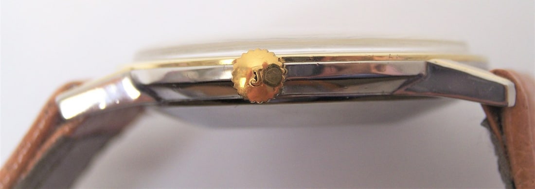 Vintage Slim 18k & S/Steel Juvenia Mens Automatic Watch c.1960s EXLNT SERVICED - 8