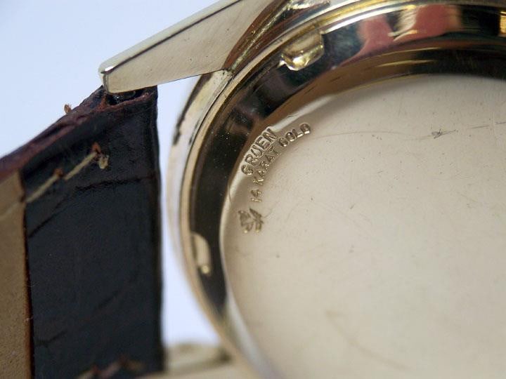 Vintage 14k GRUEN PRECISION 23J Mens Automatic Watch 1950s* EXLNT* SERVICED - 8