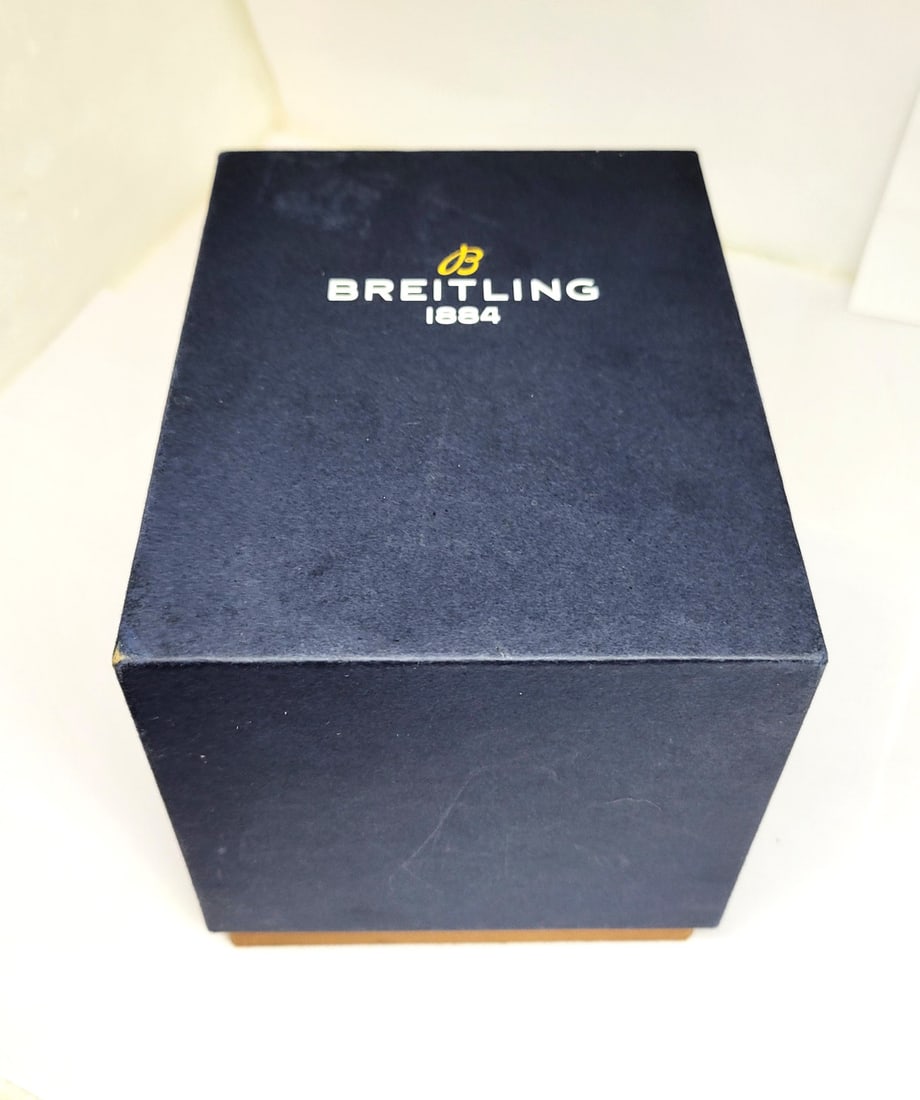 S/Steel BREITLING CHRONOMAT Automatic Watch with Diamond Bezel A13080* EXLNT - 8