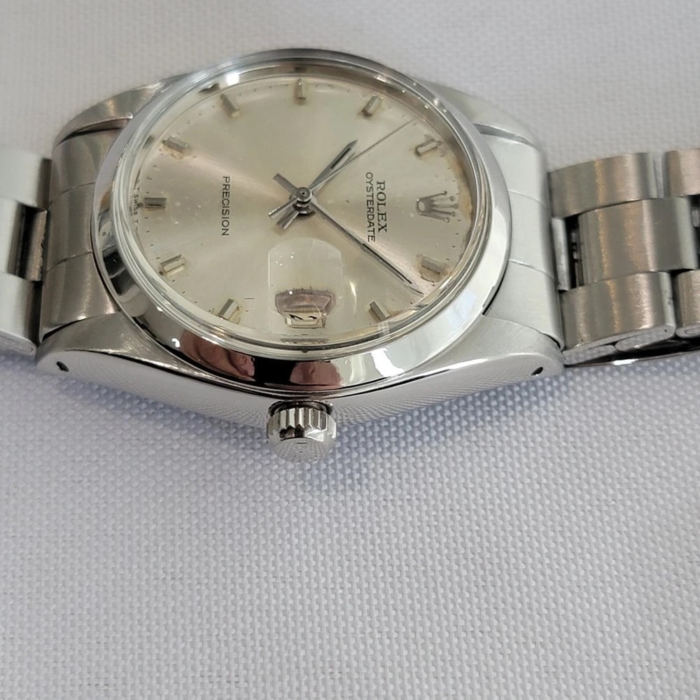 Rolex Oysterdate Precision Ref 6694 1960s 34mm Mens Vintage Manual Wind RA670 - 5