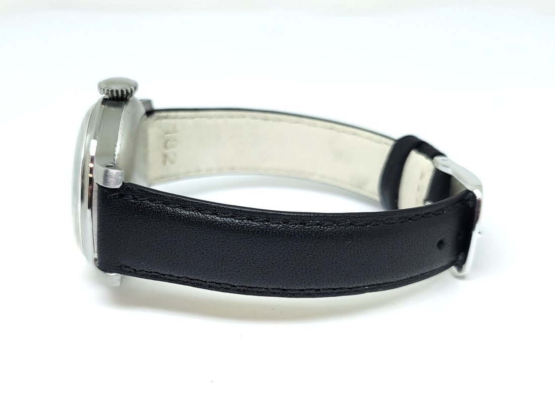 Vintage S/Steel LONGINES Winding Military WW2 Watch c.1940s Cal. 12L* EXLNT RARE - 3