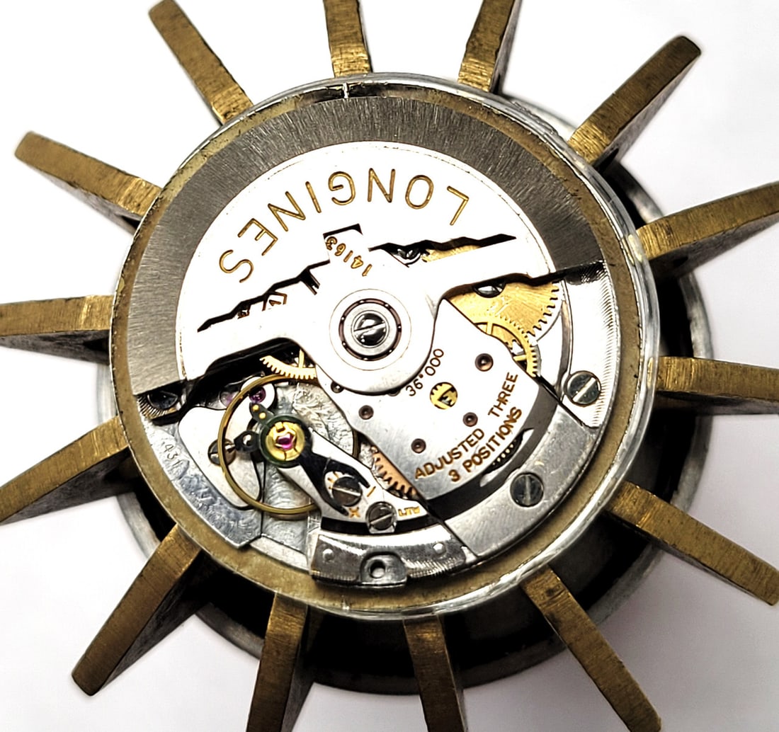 Vintage Solid 14k LONGINES ULTRA-CHRON Automatic Watch 2892 Cal.431 c.1967 EXLNT - 10