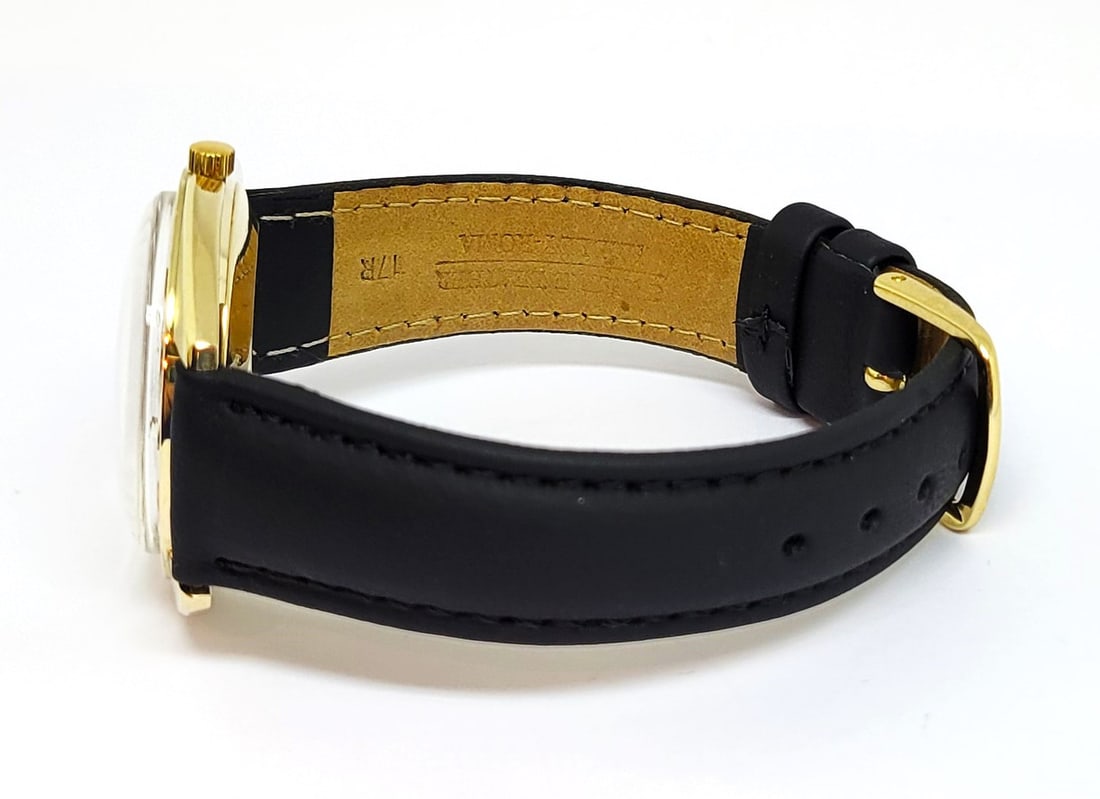 Vintage Solid 14k LONGINES ULTRA-CHRON Automatic Watch 2892 Cal.431 c.1967 EXLNT - 3