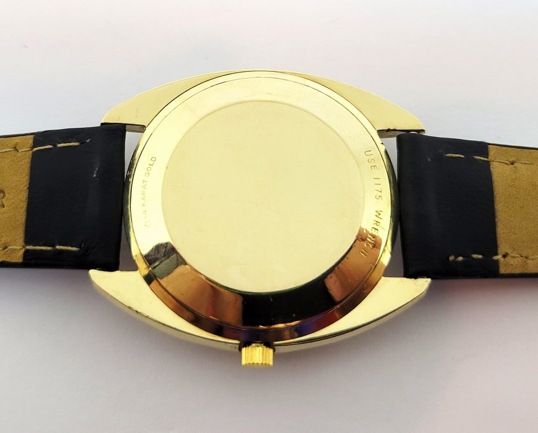 Vintage Solid 14k LONGINES ULTRA-CHRON Automatic Watch 2892 Cal.431 c.1967 EXLNT - 8