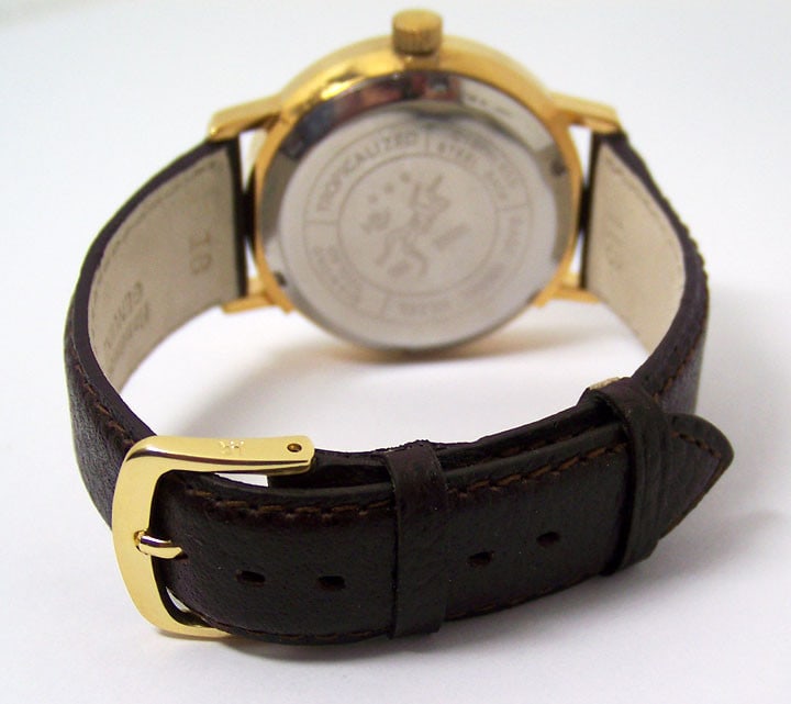 Vintage Gold Plated JULES JURGENSEN Mens Automaic DAY DATE Watch 1970s* SERVICED - 6