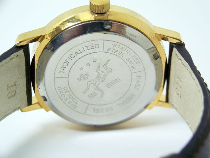 Vintage Gold Plated JULES JURGENSEN Mens Automaic DAY DATE Watch 1970s* SERVICED - 7