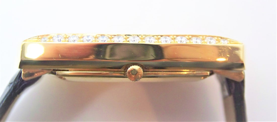 Solid 18k PIAGET Unisex Winding Watch with 1.76 ct Diamonds Ref 9741 Cal 9P2 EXLNT - 10