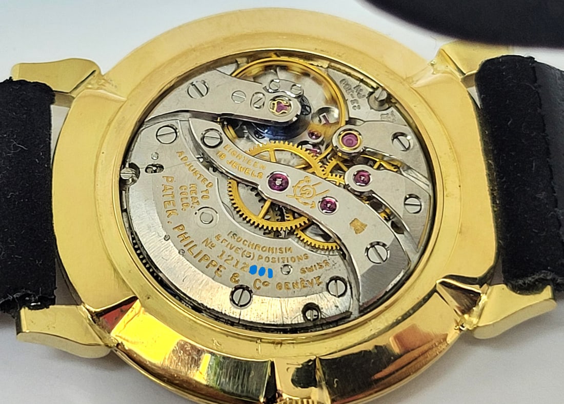 Vintage 18k PATEK PHILIPPE Men's Calatrava Winding Watch Ref 3562 1* RARE* EXLNT - 9