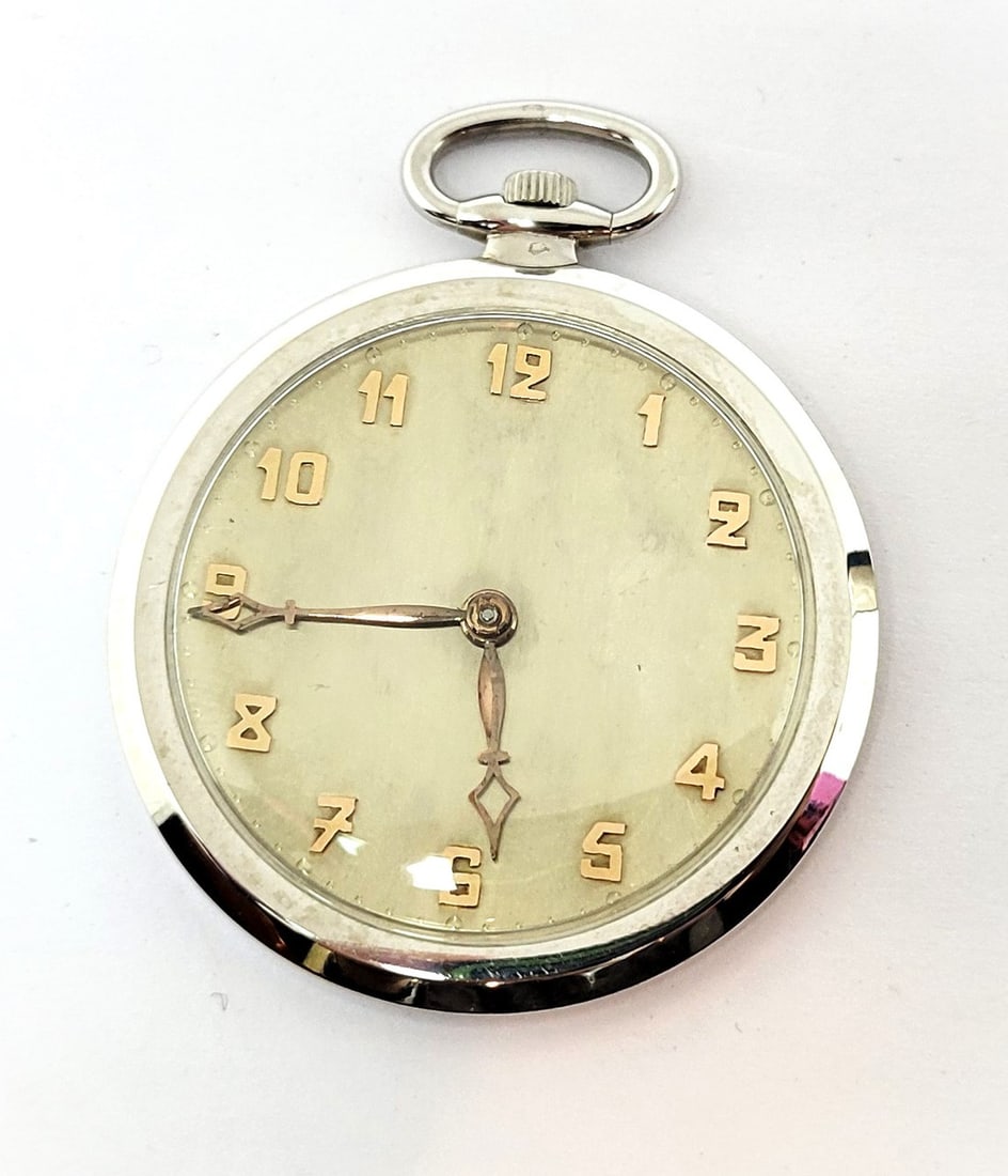 Antique 18K White Gold MARCUS & Co by VACHERON & CONSTANTIN Pocket watch 40 mm (1 of 11)