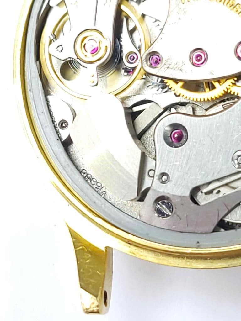 Vintage 18K JAEGER-LeCOULTRE Winding MEMOVOX Alarm Watch c.1950s Cal 489 EXLNT - 11