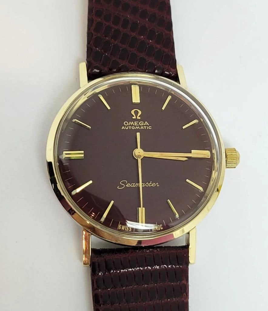 Vintage Mens 14k-S/Steel OMEGA SEAMASTER Automatic Watch Cal 550 LL6066 EXLNT (1 of 1)