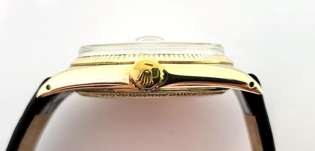 Vintage Mens 14k ROLEX DATE Ref 1503 Cal.1570 Automatic Watch* EXLNT* SERVICED - 4