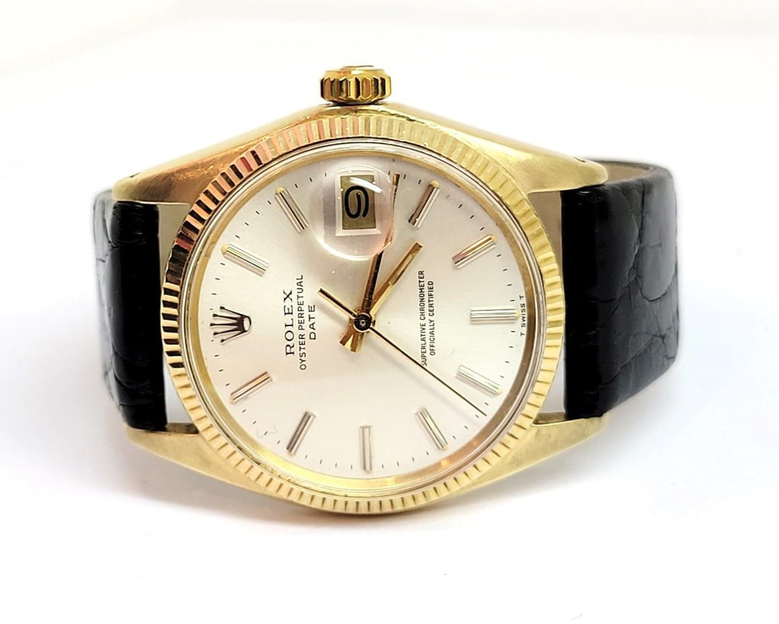Vintage Mens 14k ROLEX DATE Ref 1503 Cal.1570 Automatic Watch* EXLNT* SERVICED - 7