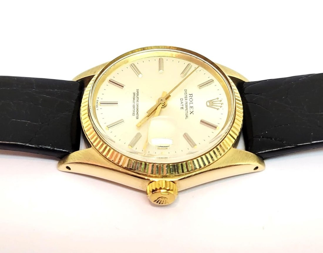 Vintage Mens 14k ROLEX DATE Ref 1503 Cal.1570 Automatic Watch* EXLNT* SERVICED - 8