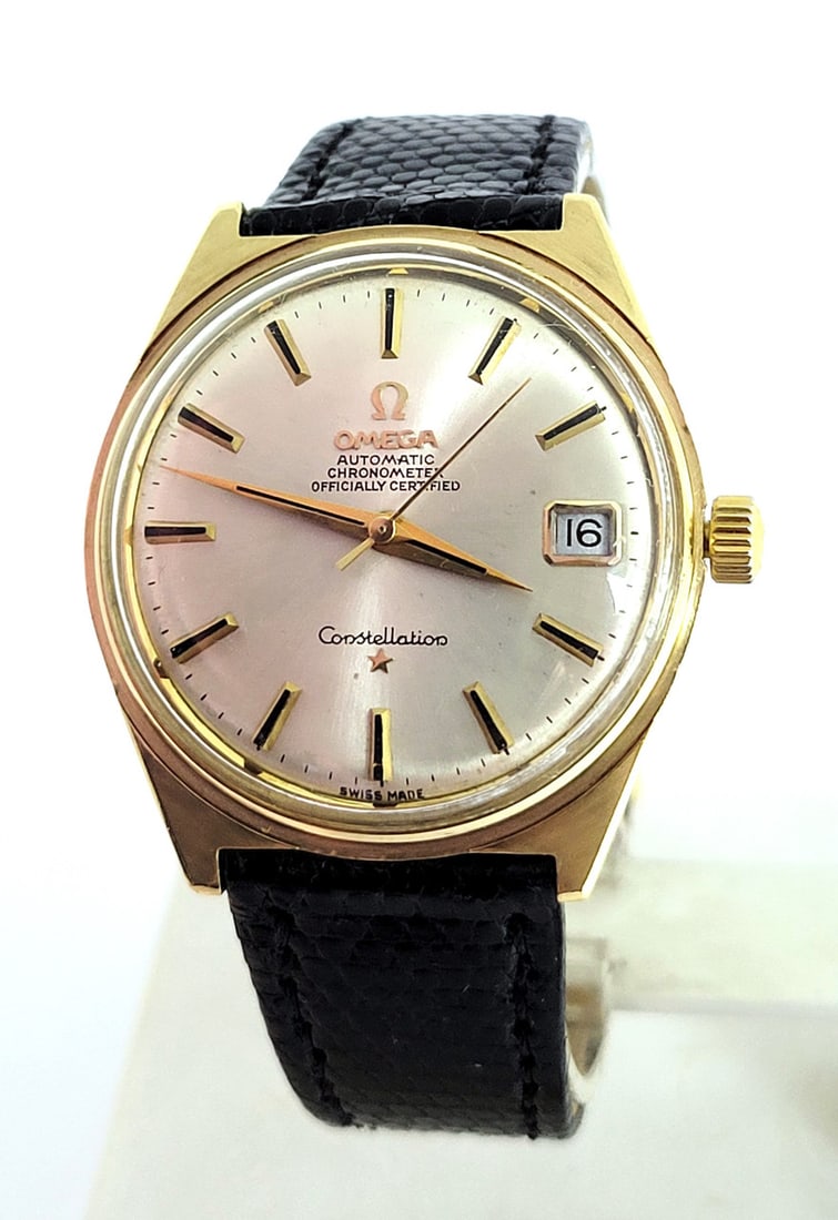 Vintage Solid 18k Gold OMEGA CONSTELLATION Automatic Watch Cal 564* 168015 RARE - 3