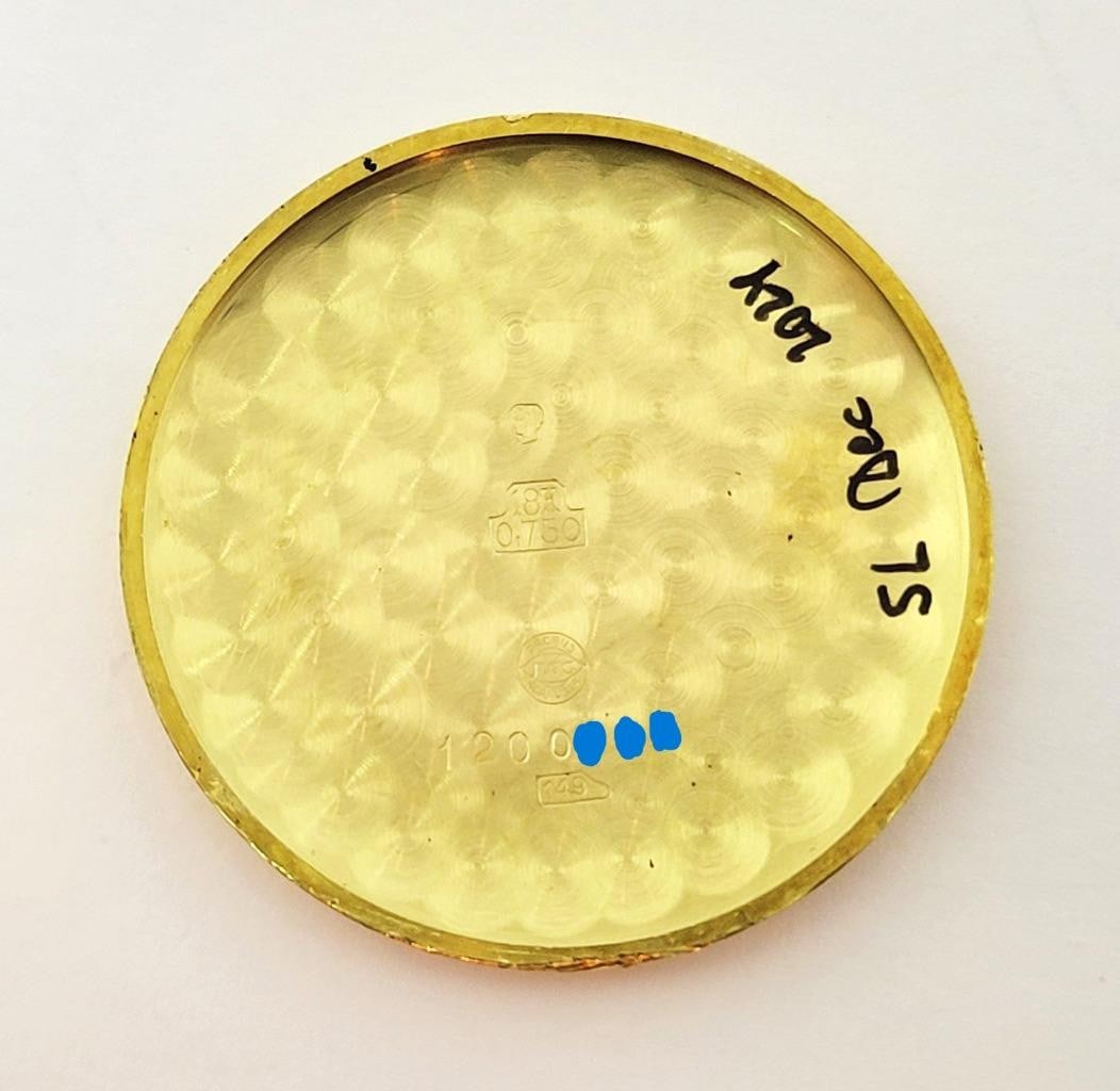 Vintage 18k Yellow Gold IWC SHAFFHAUSEN Winding Watch 1950s Cal 89* CLAWS Logs - 11