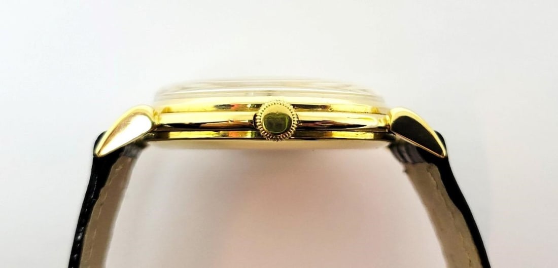 Vintage 18k Yellow Gold IWC SHAFFHAUSEN Winding Watch 1950s Cal 89* CLAWS Logs - 6