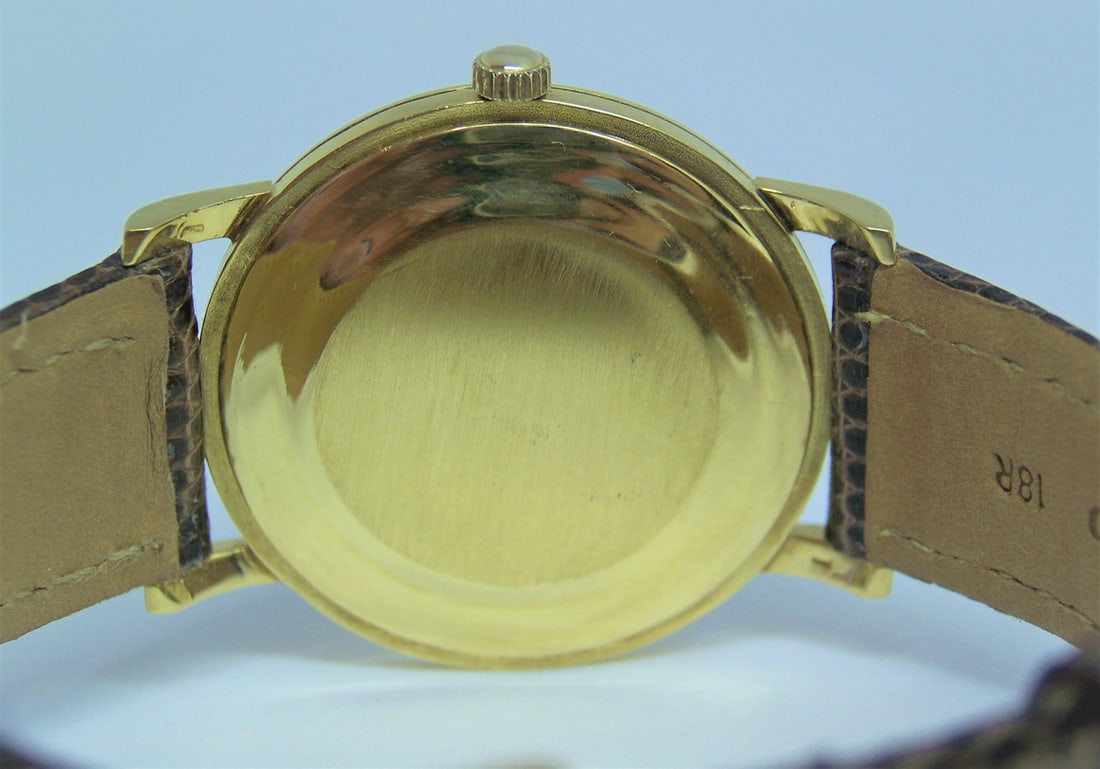 Vintage 18k Gold IWC SHAFFHAUSEN Winding Watch 1960s Cal C401 R1205 SERVICED - 7