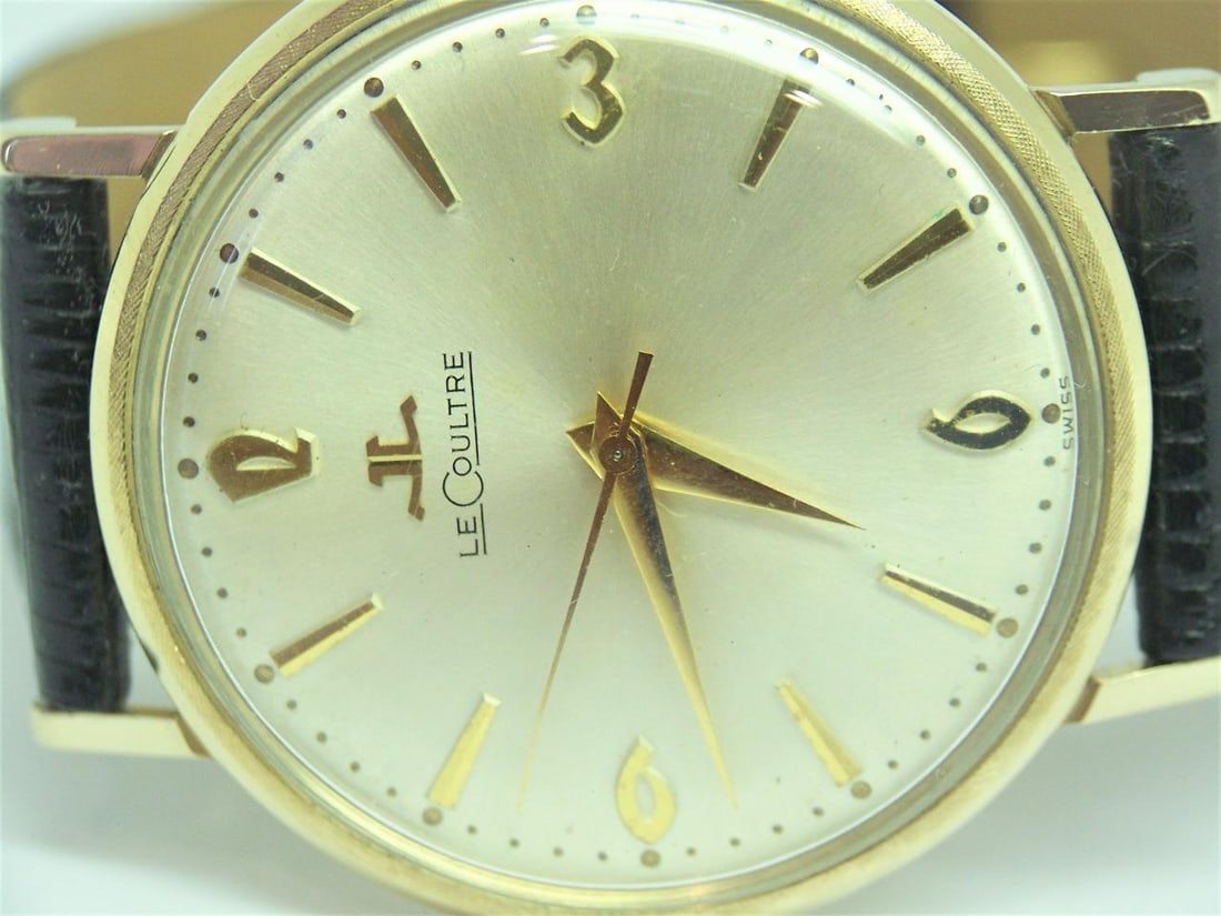 Vintage 14k JAEGER-LeCOULTRE Winding Watch 6009* 1960s Cal 830/CW* SERVICED - 6