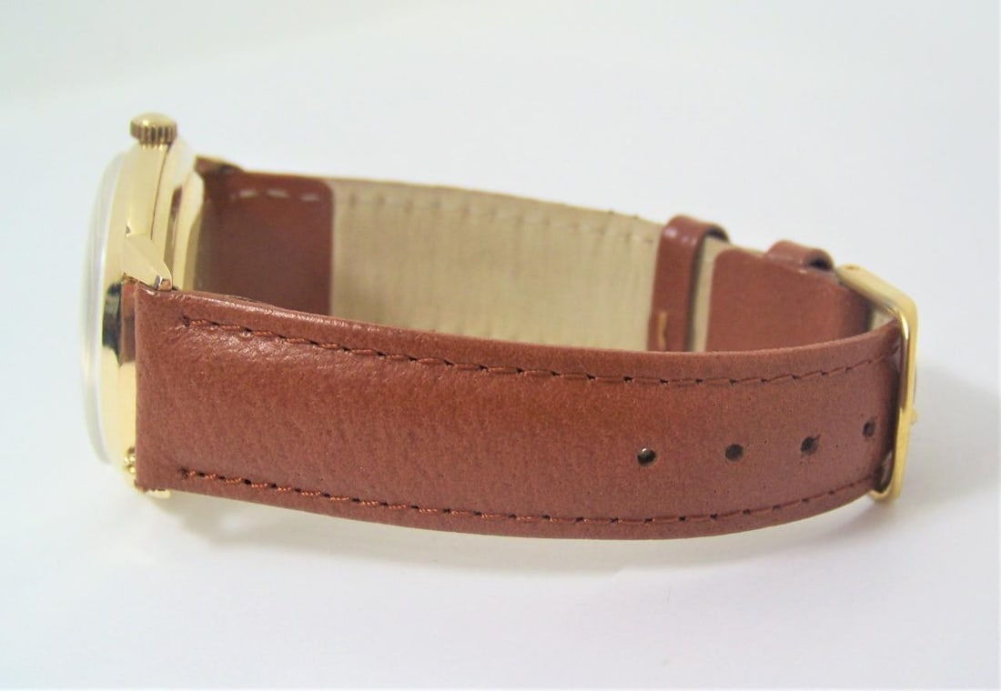 Vintage Solid 14k BULOVA MYSTRY DIAL Mens Automatic Watch Cal 10BZAC c.1959 - 3