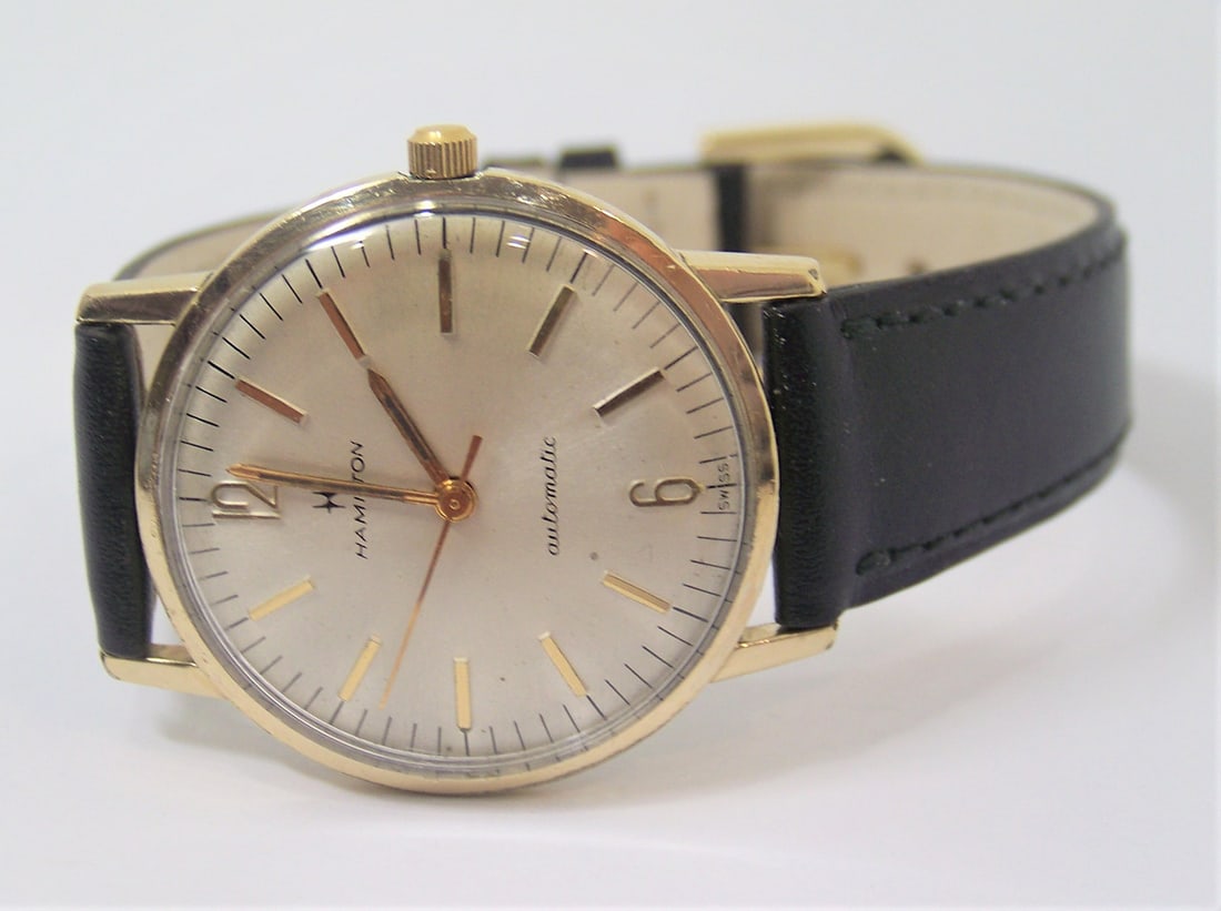 Vintage 10k GF HAMILTON Automatic Watch 1960s Cal 694A* GOOD* SERVICED - 3