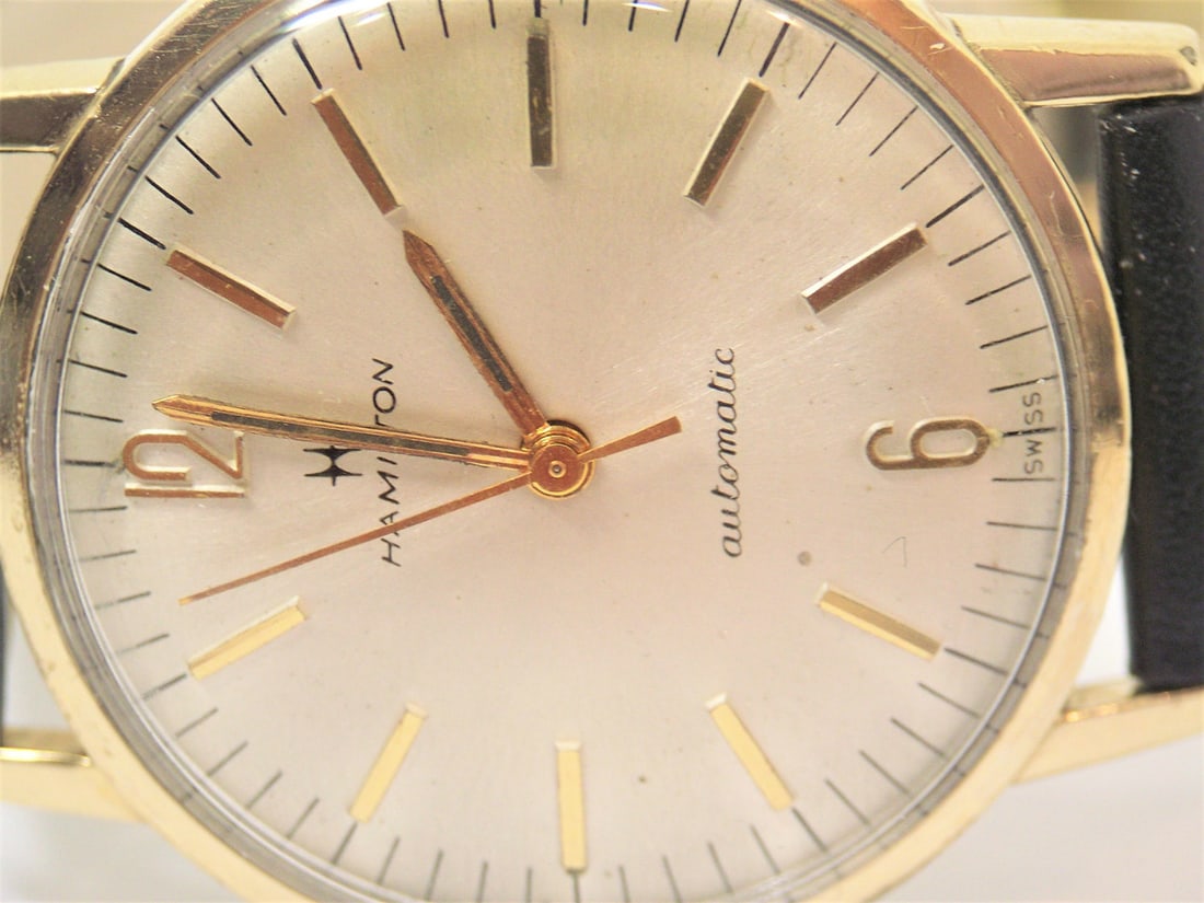 Vintage 10k GF HAMILTON Automatic Watch 1960s Cal 694A* GOOD* SERVICED - 5