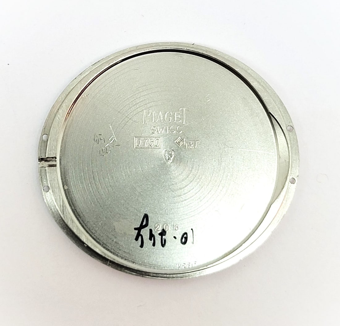 Mens 18k White Gold PIAGET Automatic Watch Ref 12502 Cal 12PC* SERVICED* RARE - 10