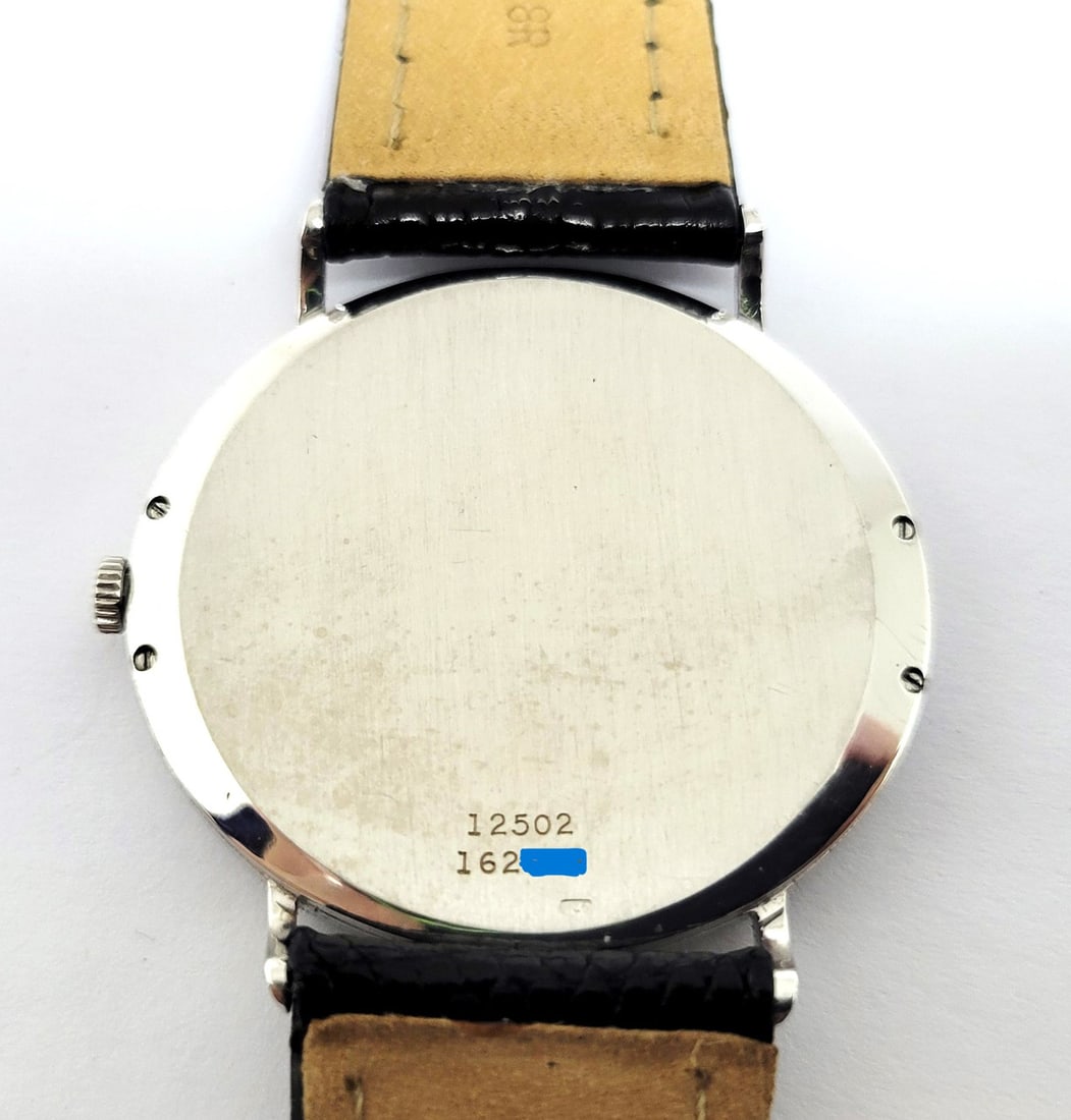 Mens 18k White Gold PIAGET Automatic Watch Ref 12502 Cal 12PC* SERVICED* RARE - 9