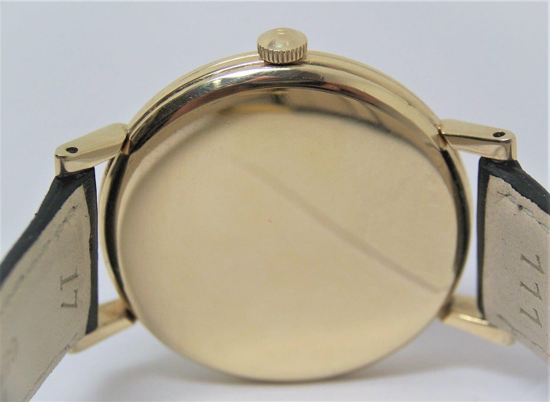 Vintage 14k LONGINES Mens Winding Watch Ref.215 c.1950s Cal 23M EXLNT - 5