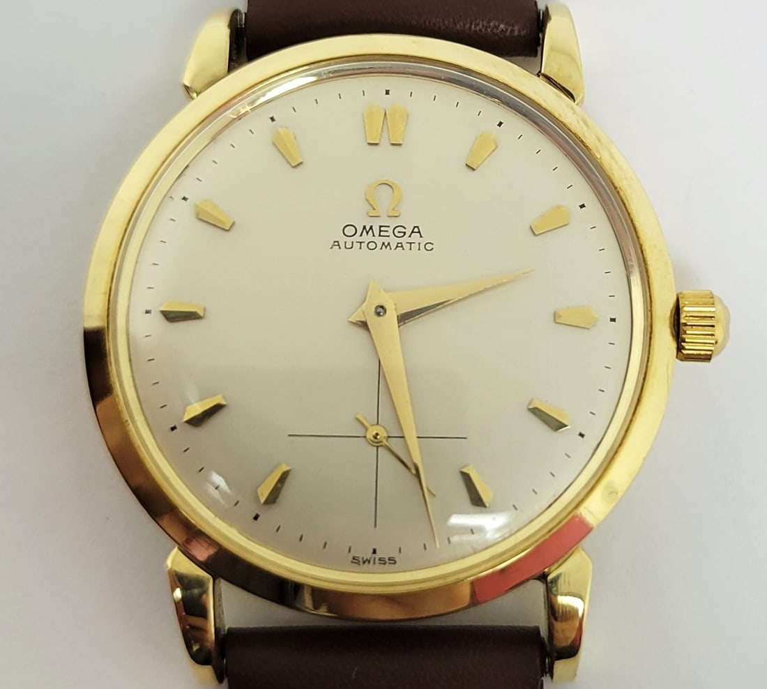 Solid 18k OMEGA Men's AUTOMATIC Watch* Cal 28.10.RA.SC.PC c.1944* EXLNT SERVICED - 8
