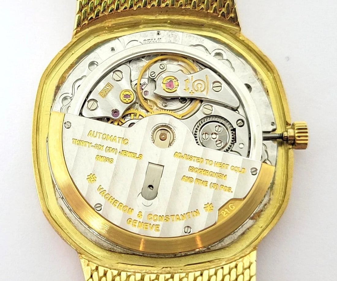 Vintage Solid 18k Yellow Gold VACHERON CONSATNTIN Automatic Watch 43024* RARE - 13