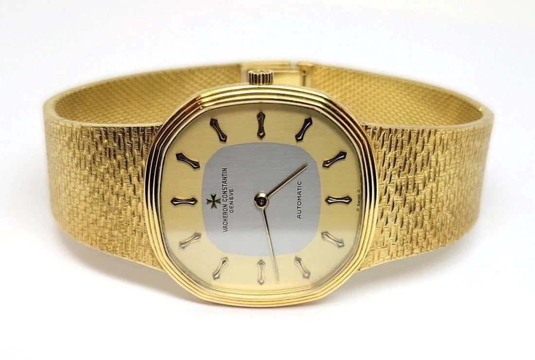 Vintage Solid 18k Yellow Gold VACHERON CONSATNTIN Automatic Watch 43024* RARE - 2