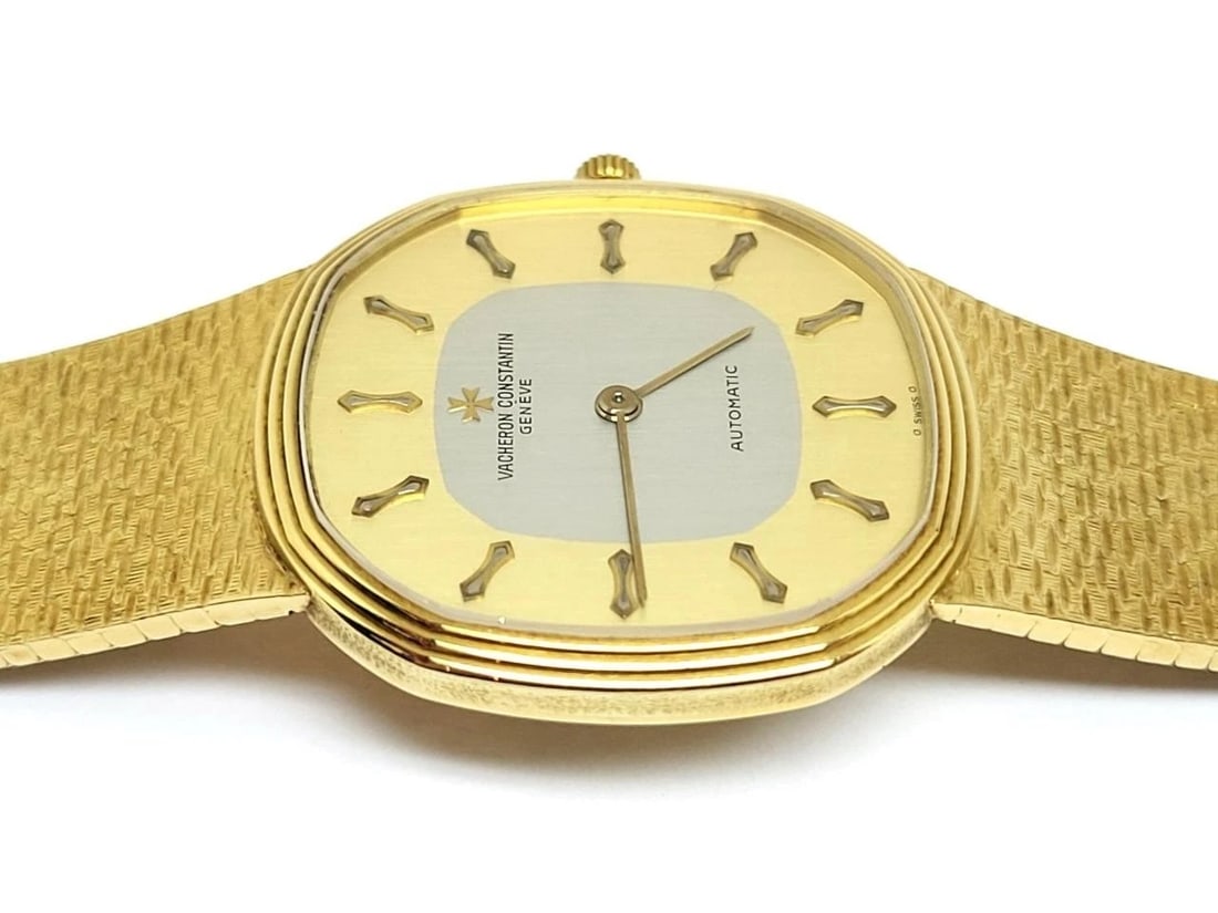 Vintage Solid 18k Yellow Gold VACHERON CONSATNTIN Automatic Watch 43024* RARE - 9