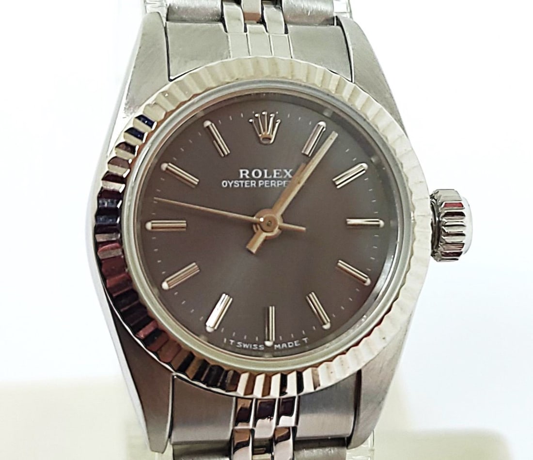 Ladies S/Steel ROLEX Oyster Perpetual Automatic Watch Ref 67194* EXLNT* X Series: Ladies S/Steel ROLEX Oyster Perpetual Automatic Watch Ref 67194* EXLNT* X Series (1991)​ This Ladies Rolex watch is Swiss made. Great present for someone you love or yourself! Great present