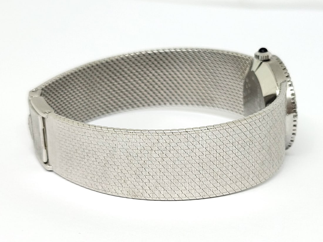 Solid 18k White Gold BAUME & MERCIER Ladies Dress Watch w/Diamonds Ref 38234 9 - 5