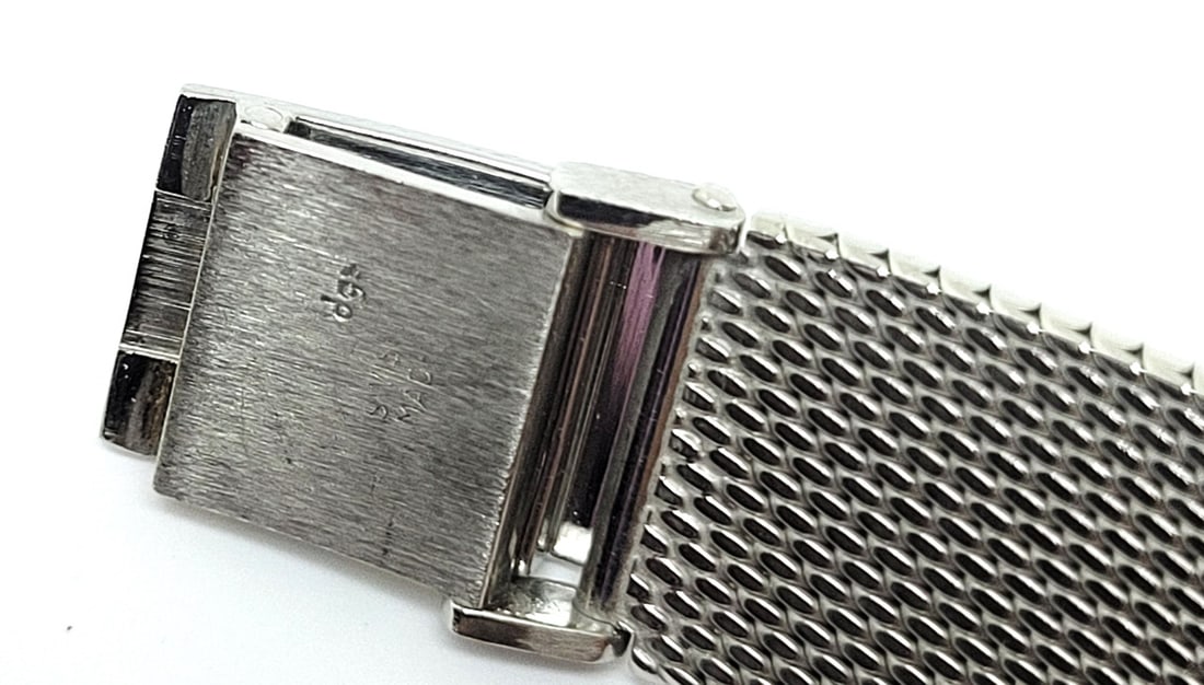 Solid 18k White Gold BAUME & MERCIER Ladies Dress Watch w/Diamonds Ref 38234 9 - 8