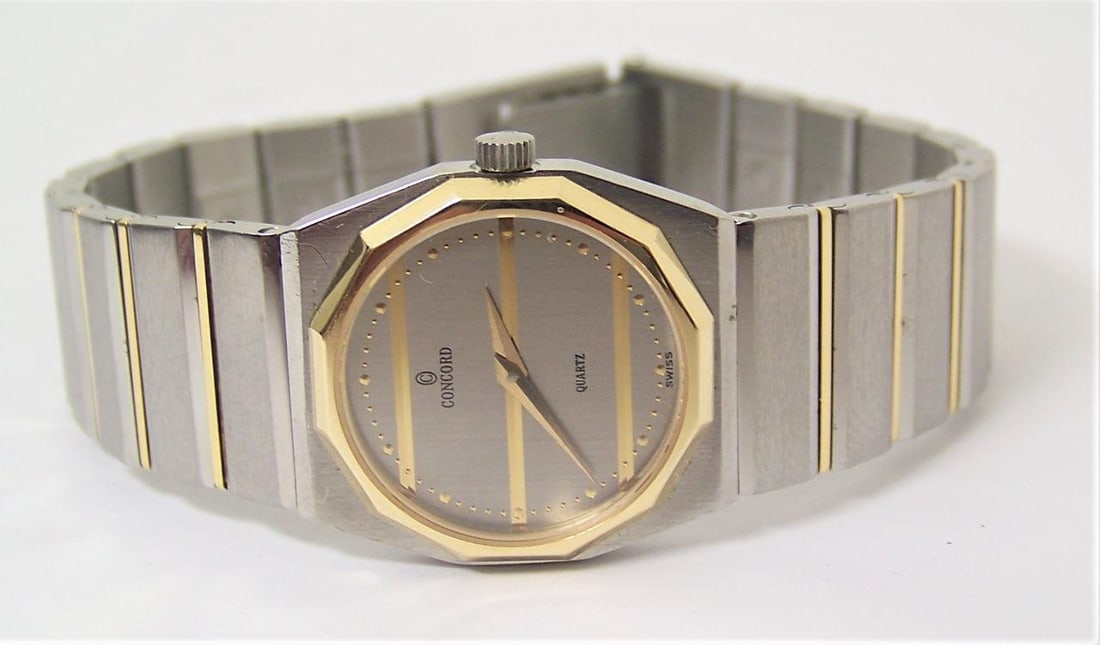 18k & S/Steel CONCORD MARINER SG Ladies Quartz Watch 15 61 145 V14 SERVICED - 2