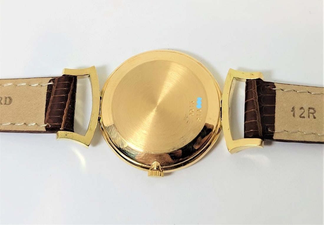 Solid 18k PIAGET Ladies Dress Watch Ref 9015 Cal 9P with Tiger-Eye Stone Dial - 11