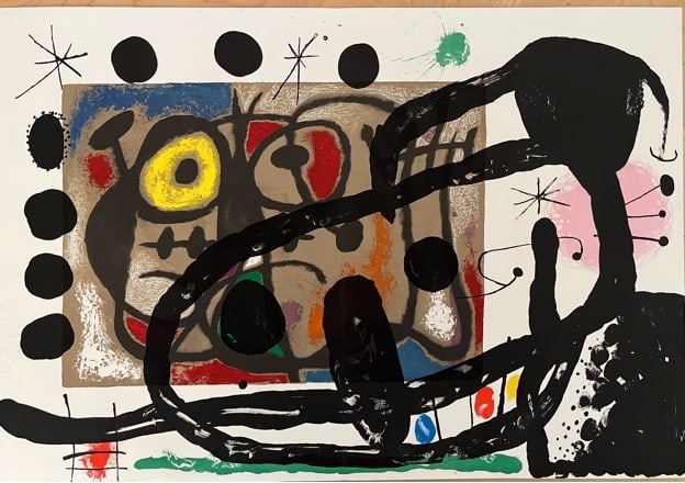 After Joan Miro, (Spanish, 1893-1993) Composition, 1963 (1 of 1)