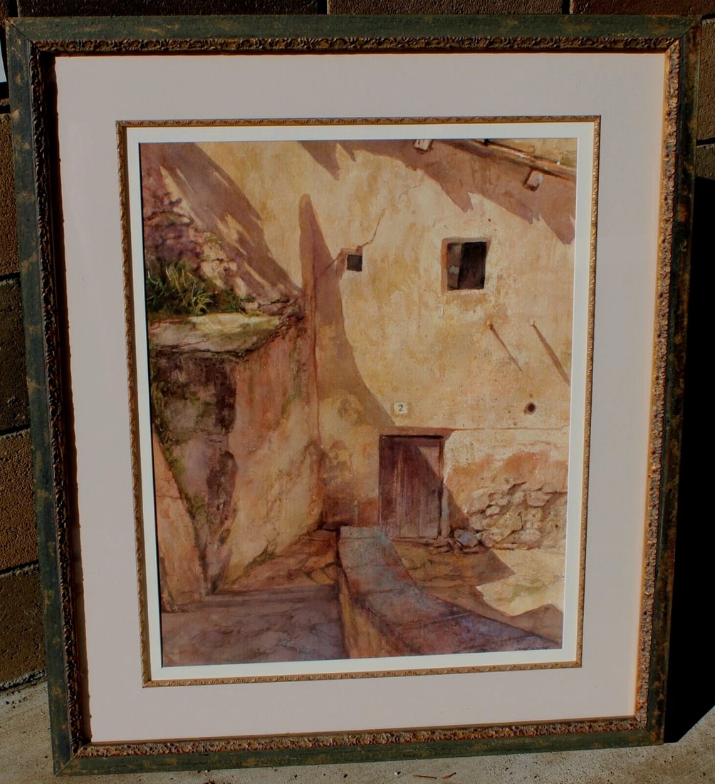 CHERYL CRISS Fine Art Gallery ORIGINAL watercolor New Mexico Dwelling was $3800 - 3
