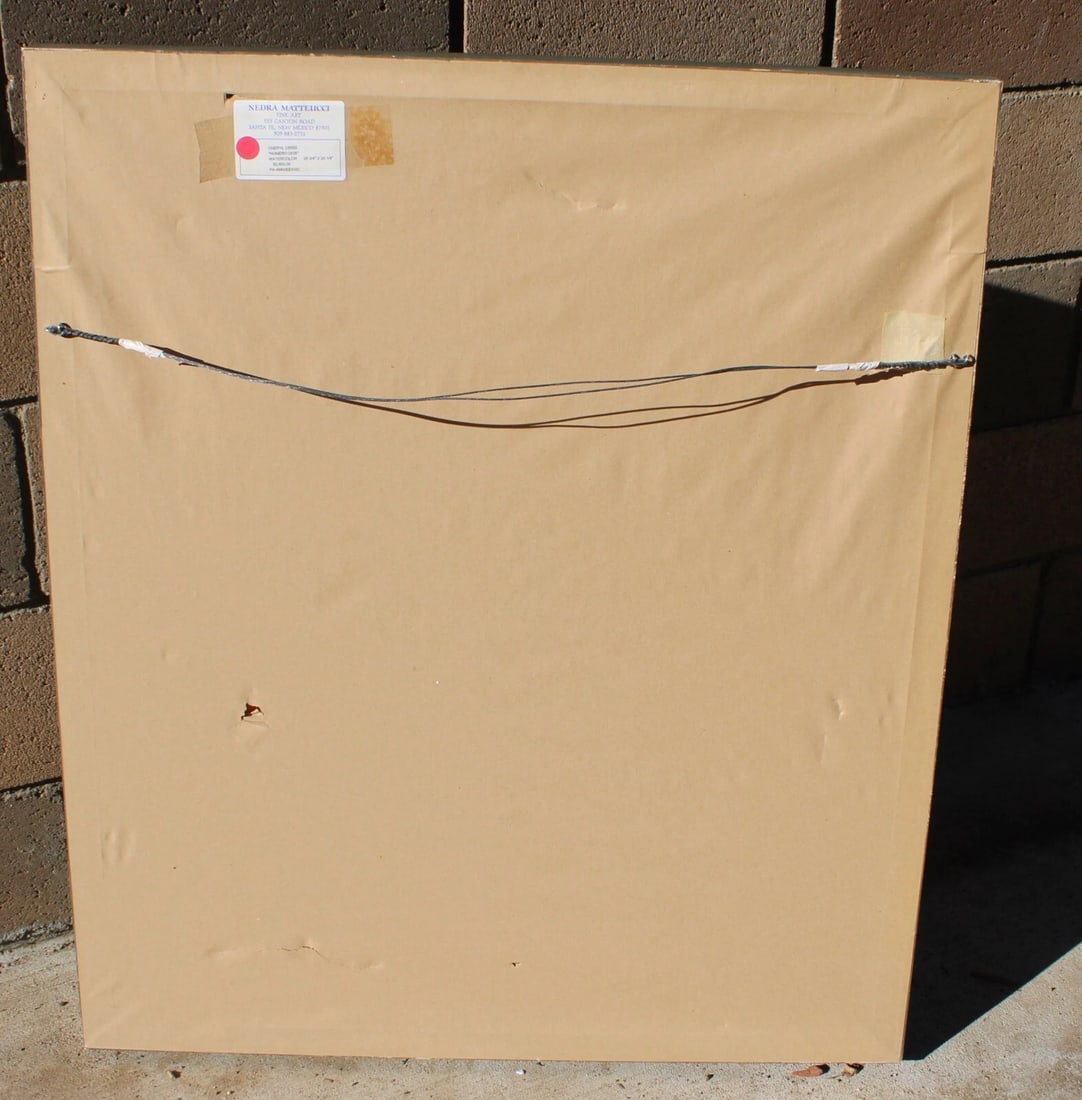 CHERYL CRISS Fine Art Gallery ORIGINAL watercolor New Mexico Dwelling was $3800 - 7