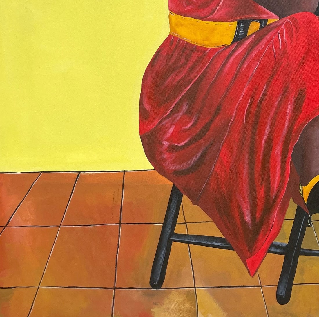 Ayandare Adeniran Ayanmuyiwa, Ireti (Hope) - 21st Century, Contemporary, Figurative Portrait of - 7