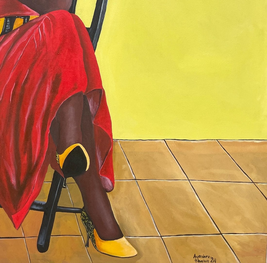 Ayandare Adeniran Ayanmuyiwa, Ireti (Hope) - 21st Century, Contemporary, Figurative Portrait of - 8