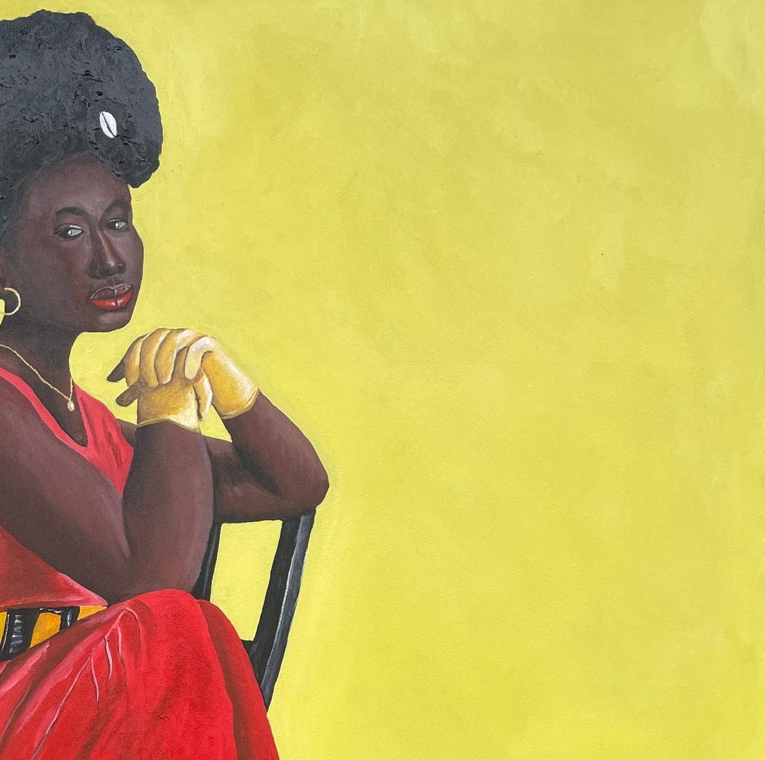 Ayandare Adeniran Ayanmuyiwa, Ireti (Hope) - 21st Century, Contemporary, Figurative Portrait of - 6