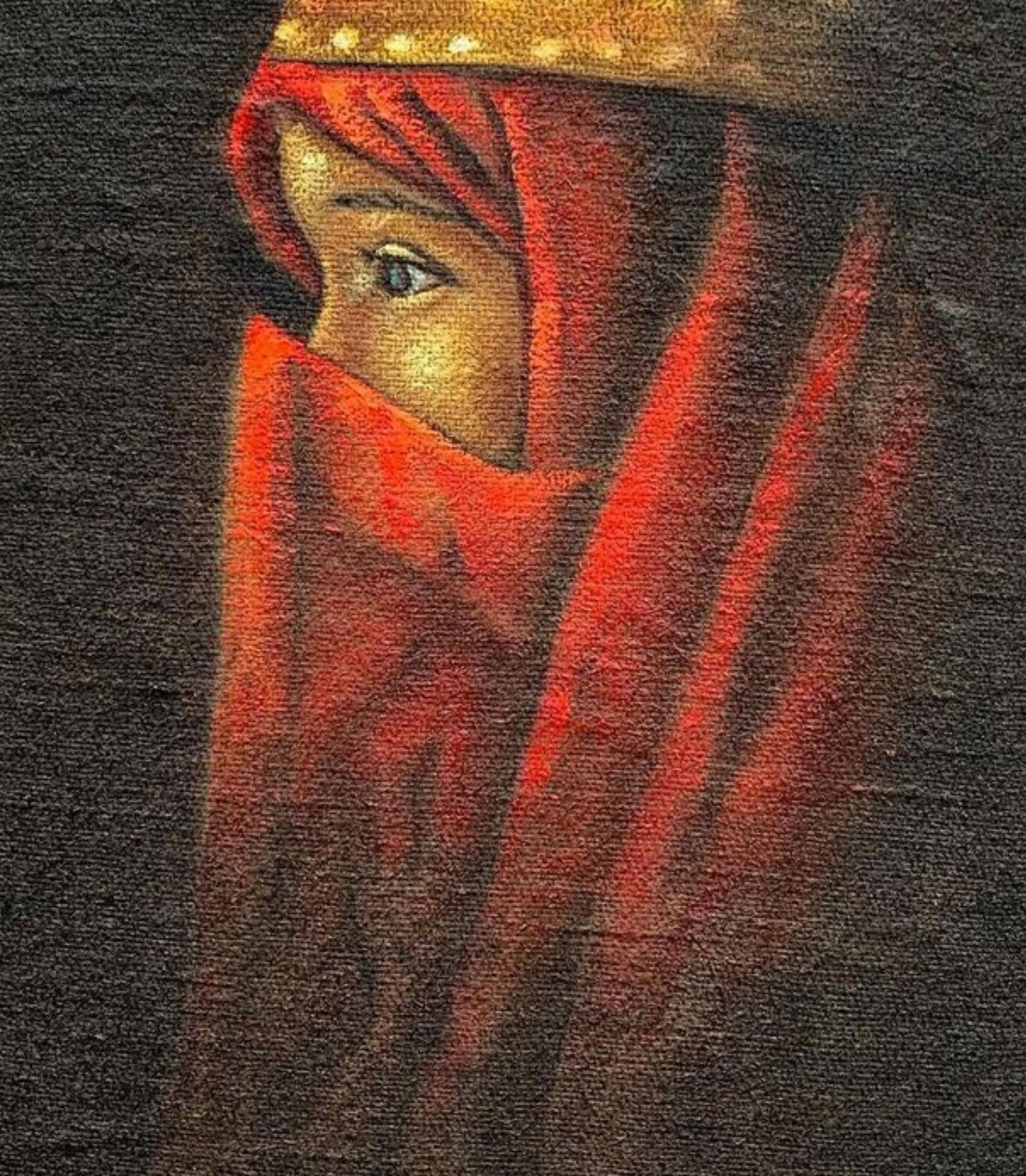 Wasiu Adelakun, Befitting - 21st Century, Contemporary, Figurative Portrait, Religious, Women, 2022 - 7
